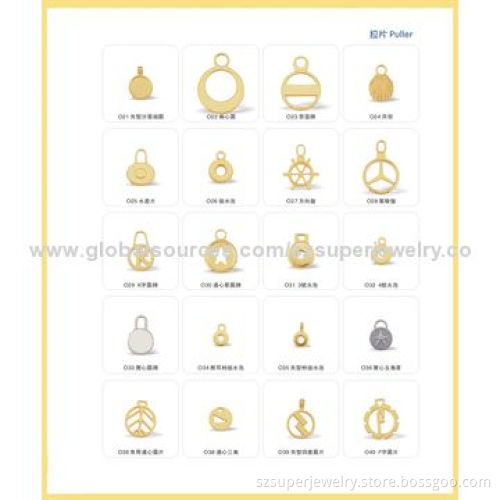 Dress metal slider